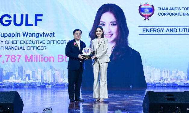 กัลฟ์ คว้ารางวัลสุดยอดแบรนด์องค์กรไทยในหมวดธุรกิจพลังงานและสาธารณูปโภค 4 ปีซ้อน  จากเวที ASEAN & Thailand’s Top Corporate Brands 2024