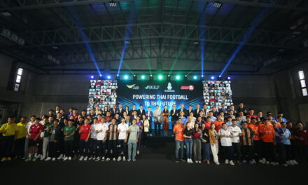 GULF, AIS และ JAS ผนึกกำลังคว้าลิขสิทธิ์ถ่ายทอดสดไทยลีกยิงสดครบทุกลีก นำเทคโนโลยียกระดับ พัฒนากีฬาไทย สู่ระดับโลก